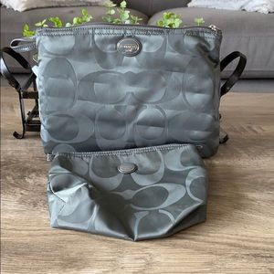 Small Coach Tote with wallet